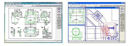 EASYDRAWの作図画面