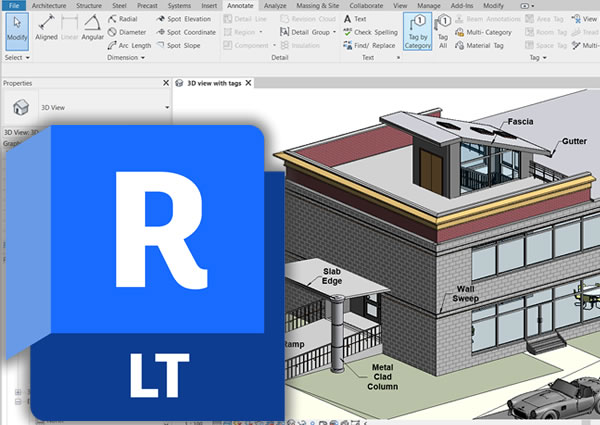 建築BIM対応への移行支援3次元CAD Revit LT