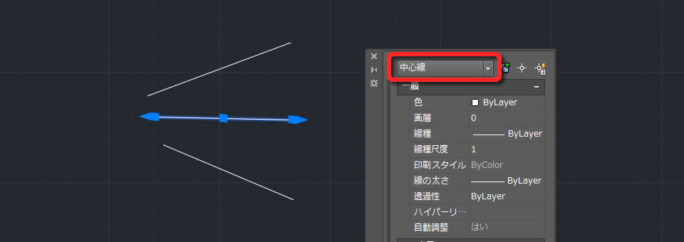 作図された等分線の属性