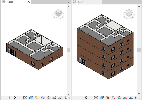 Revitで上階を作成